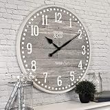 firstime co 20 arlo gray wall clock light