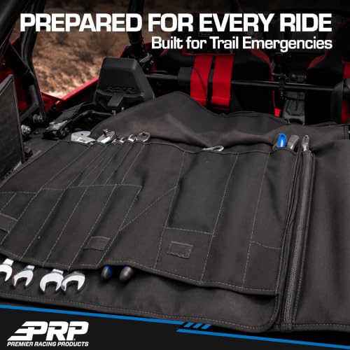 Image of PRP UTV Tool Kit for Polaris RZR - Includes 41 Essential Tools, Roll-Up Storage Bag with Easy-Grab Handle, Mounts to Vehicle