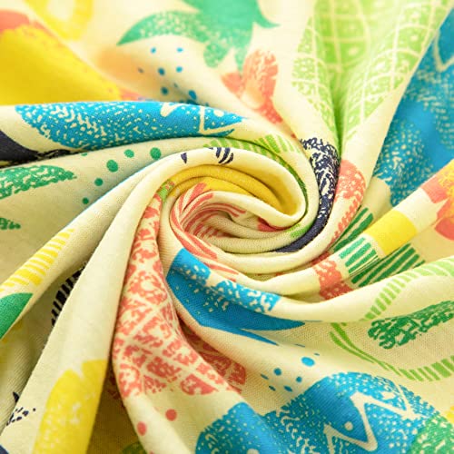 Zando Nightgowns For Women Cotton Night Gown Short Sleeve Sleepshirts Animal Cartoon Christmas Pajamas Women's Nightgowns&Sleepshirts Maternity Pajamas Women's Sleepwear Yellow Pineapple Medium #TOP5