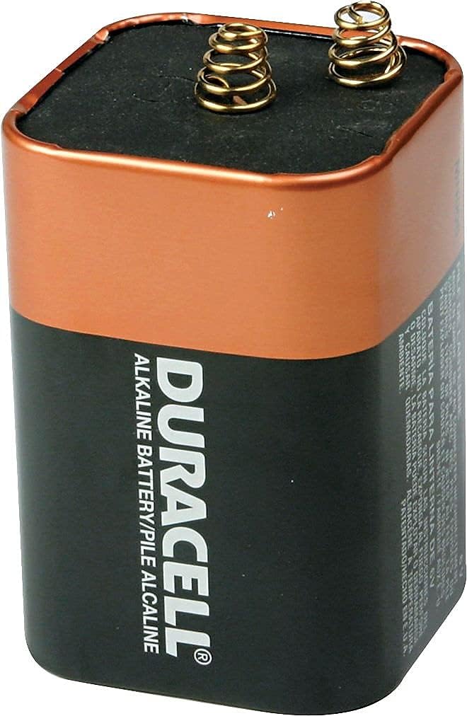Duracell MN908 Coppertop Alkaline Lantern 908 Battery, 6-Volt, 1-Battery