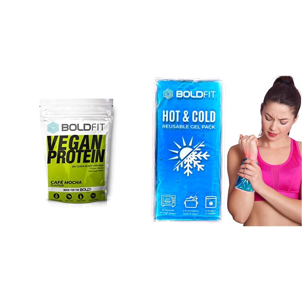 Boldfit Plant Based Protein Powder For Men & Women - Vegan Plant Protein Powder For Men & Women - | Boldfit Reusable Hot & Cold Gel Ice Pack for Pain Relief – Ice Pack Bag for Knee, Back, Shoulder,-image-15