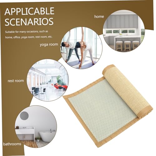 Mat de sol pratique en bambou pour décoration intérieure zen - 5