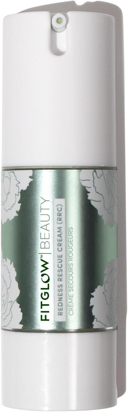 Fitglow Beauty Redness Rescue Cream (RRC) | Face Cream for Sensitive Skin | Calming Facial Moisturizer | Plant-Based Hydrating Cream | Soothes Visible Redness | 50ml