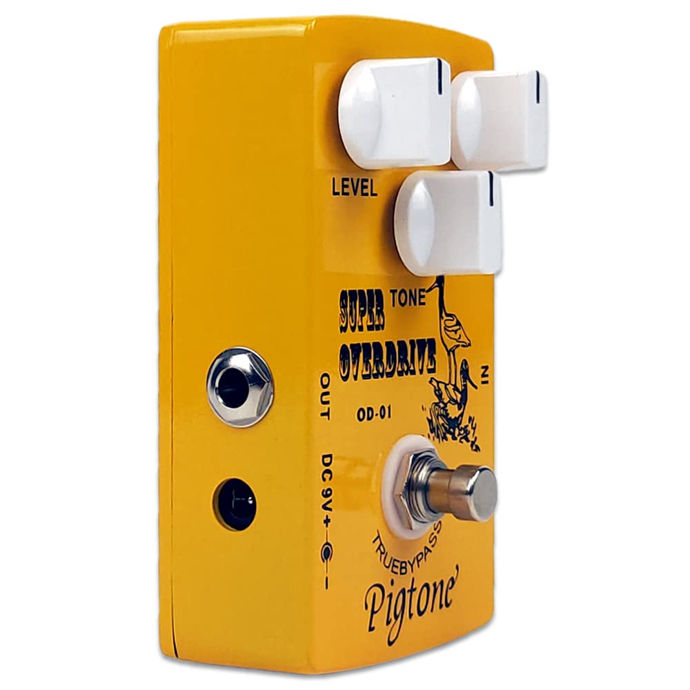 Amazon.com: Pigtone PP-21 Super Overdrive Guitar Effect Pedal 9V