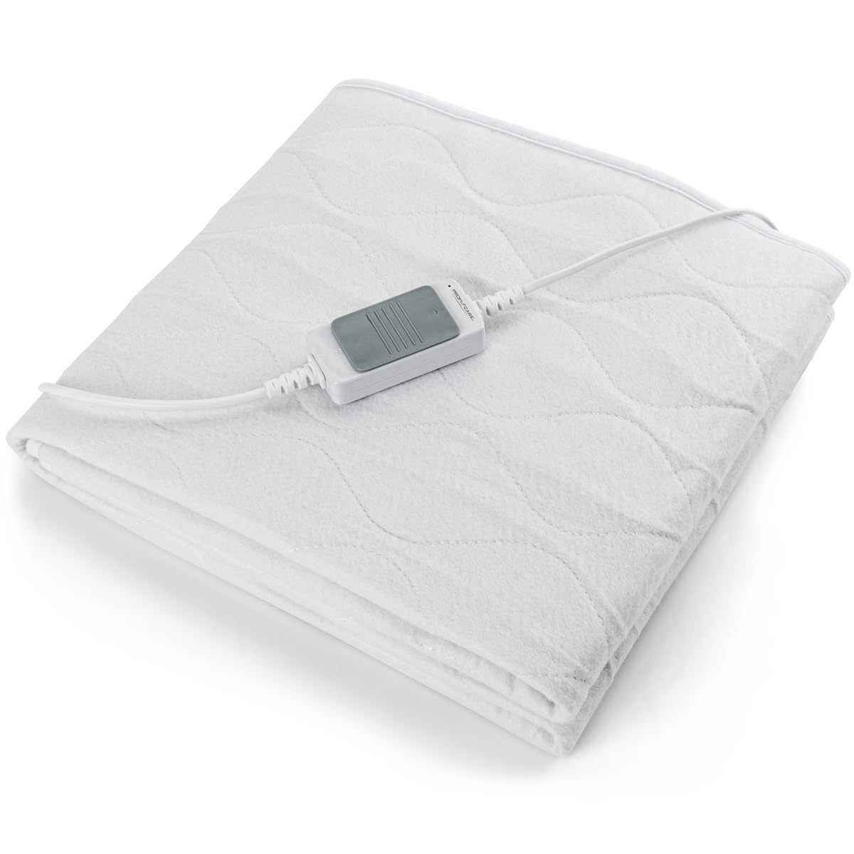 ProfiCare Manta térmica eléctrica calefactable, 70 x 150 cm, con Apagado automático, 3 Niveles Ajustables y protección contra sobrecalentamiento, Manta eléctrica con Calentamiento rápido