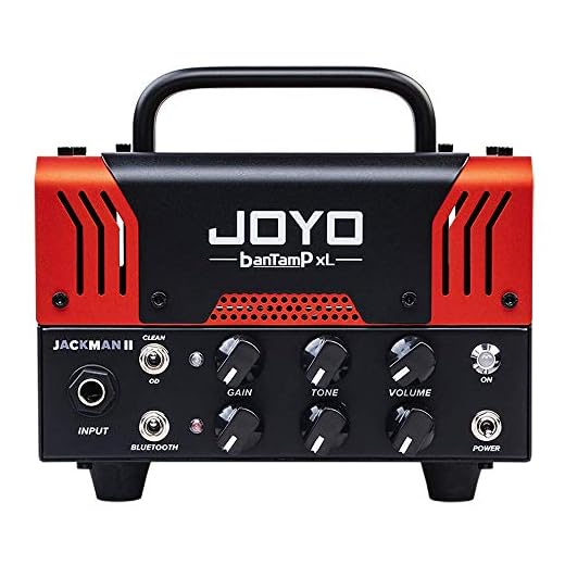 JOYO JACKMAN II Amplifier 20 Watt Hybrid Mini Tube Head Bluetooth BanTamp XL Series with Foot Switch