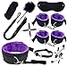 Bed Restraints Kit for Couples King Bed BDSM Toys Handcuffs Sex Things for Couples Kinky Women Set Sex Tie Downs Under Mattress Queen Size Bed Adult Play Bed Straps Restraints Sex for Bed Sweater