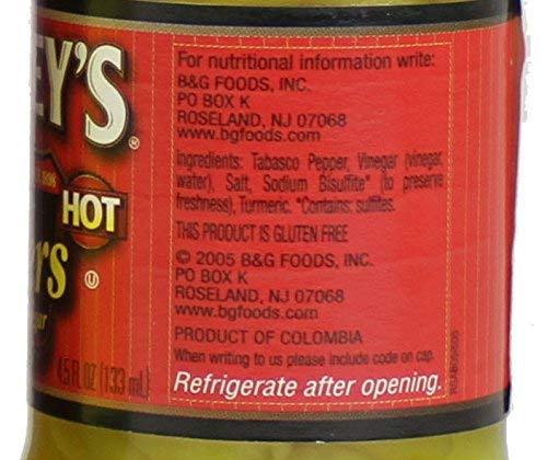 Trappeys Peppers In Vinegar, Hot, 4.5 Oz (Pack Of 4) #TOP2