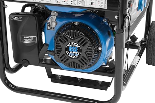 Güde Stromerzeuger GSE 3701 RS (4-Takt Motor, Benzin, 4/5,5 (kW/PS), 2x 230 V Steckdosen, max. 2800 W, Laufzeit bis 16 h, Tank 15 L, AVR, Überlastungsschutz, Fahrwerk, TÜV/GS, TEST GUT- SEHR GUT)