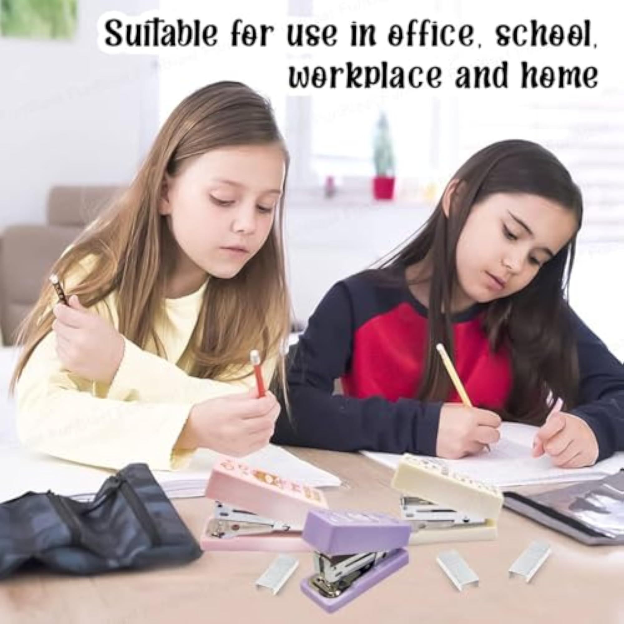 Portable Mini Stapler Machine, Kawaii Design