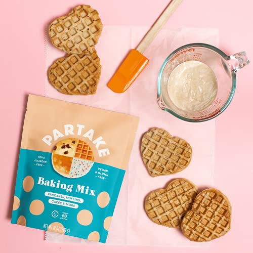Partake Foods 5-In-1 Baking Mix – 6 Count Pack | Vegan & Gluten Free Baking Mix | Dairy Free, Nut Free, Egg Free, Wheat Free, Soy Free, Fish Free | Allergy Friendly | Pancake Mix, Cake Mix, Waffle Mix, Muffin Mix & More - Thumbnail 6