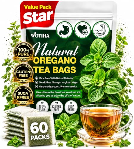 Bags - 100% Natural Oregano Leaves Herbal, Support Digestion