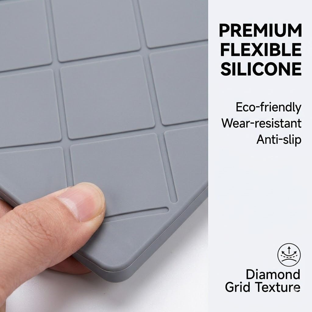 SUREMAX Protective Cover for Starlink Mini Silicone Case Compatible with Starlink Mini with Honeycomb Heat Dissipation, Integrated Carrying Handle for RV Travel Camping, Gray