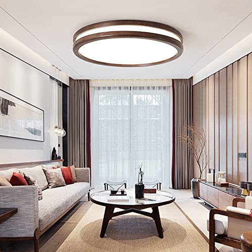 Lámpara de techo de madera ajustable con luz de techo para montaje en superficie interior LED 4