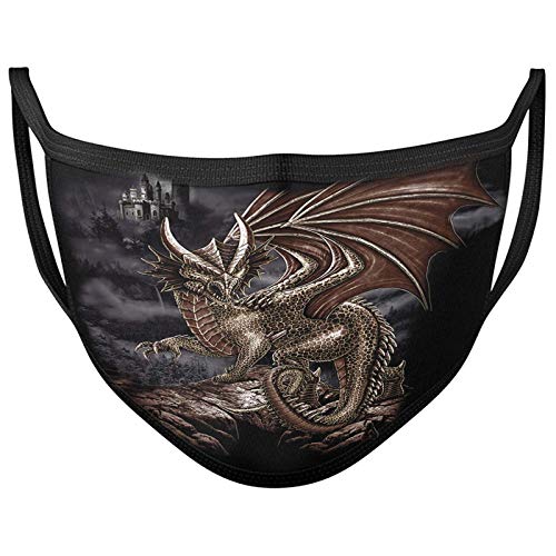Darkwear Dragon Kingdom Tribal Dragon Fire Dragons - Máscara de regalo de Navidad,...