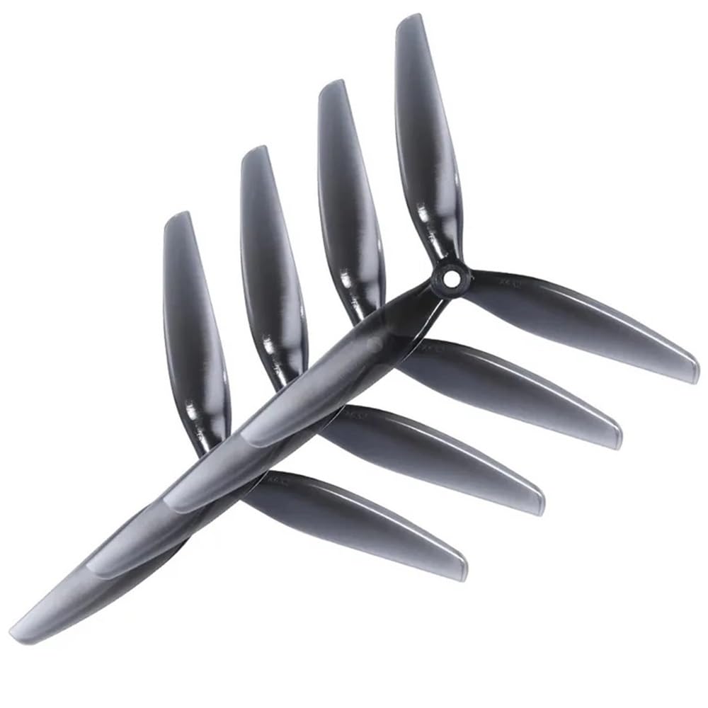 Hélice 7X4X3 multirotor de tres palas para repuesto de drones 2