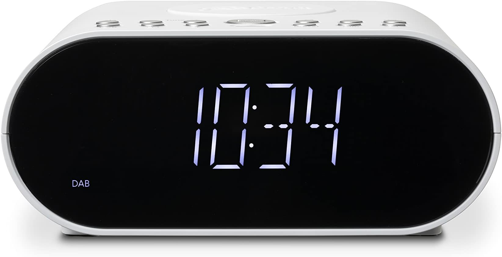 Roberts Radio CR9971 Chronologic Vi Dual Alarm Clock Radio with Instant Time Set, Amber Display