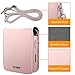 Fintie Protective Case for Polaroid POP 2.0 2 in 1- Premium Vegan Leather Bag Cover with Removable Strap for Polaroid POP 2.0 3x4 Instant Print Digital Camera, Rose Gold