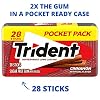 Trident Cinnamon Sugar Free Gum, 6 Pocket Packs of 28 Pieces (168 Total Pieces)