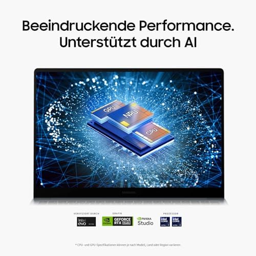 Samsung Galaxy Book4 Ultra 16" — šoninis vaizdas