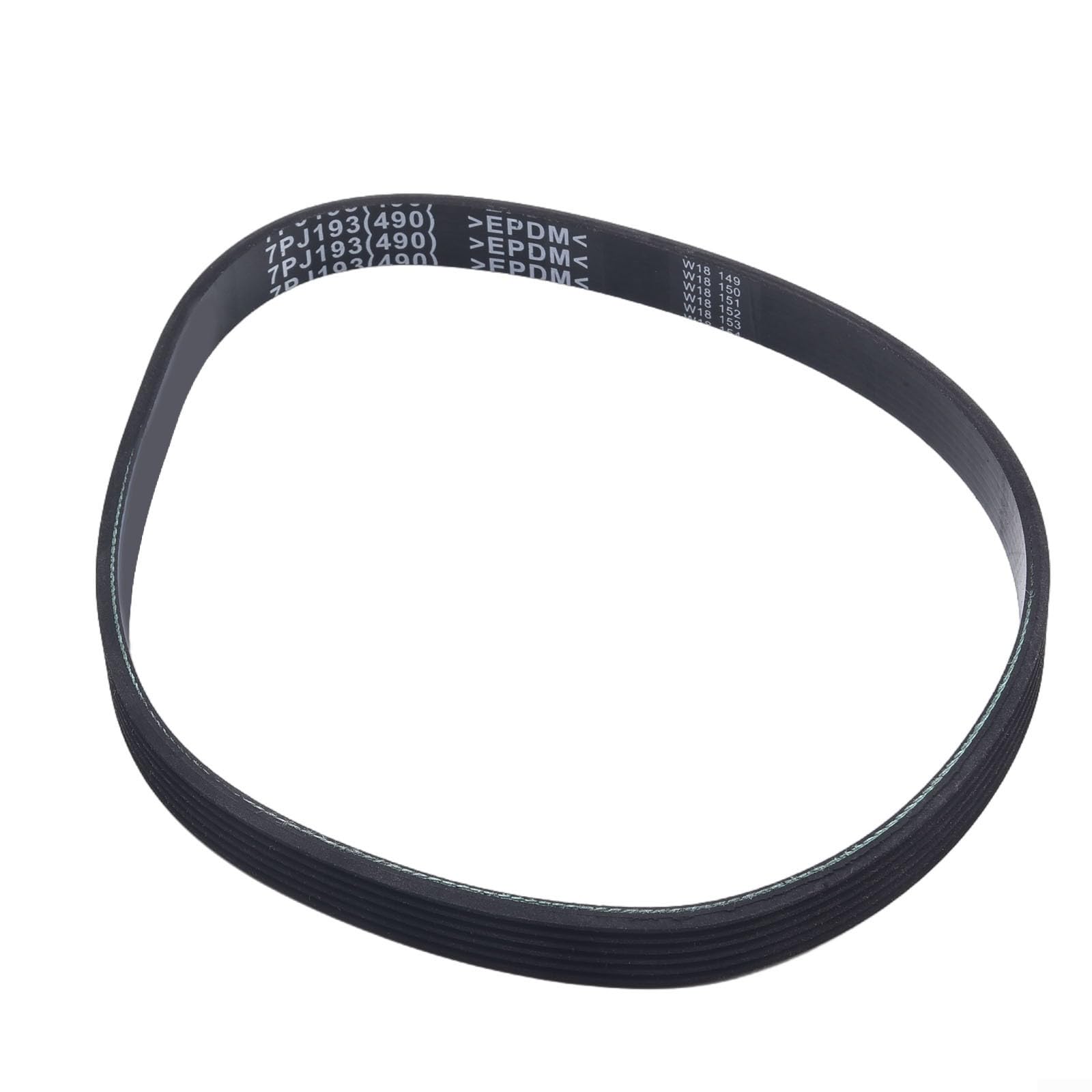 Lawn Mower Drive Belt 6PJ490 7PJ490 for Imperial for SOVEREIGN Mowers, Metric 490mm Rubber Replacement Part for Garden Yard Outdoor Living Accessories(Metric)
