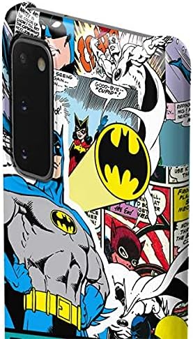 Skinit Lite Phone Case Compatible with Galaxy S20 - Officially Licensed DC Comics Batman Vintage Pose Collage Art Design