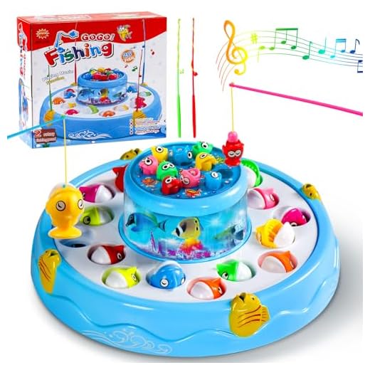 Juego Pescar Peces Juguetes Niños 2 3 4 Años Doble Capa Juego De Pesca Juegos Educativos Niños 2 3 4 5 Años Con 26 Piezas Pez y 4 Tiras de Caña de Pescar Niños Por Regalo Niño Niña 2 3 4 5 Años