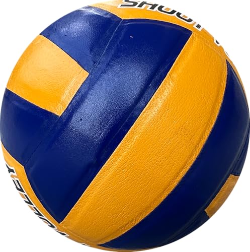 Image of Spartan Shoot Volley Official Match Ball, Genuine Leather, 18 Panel Construction, VFI & SAI Approved