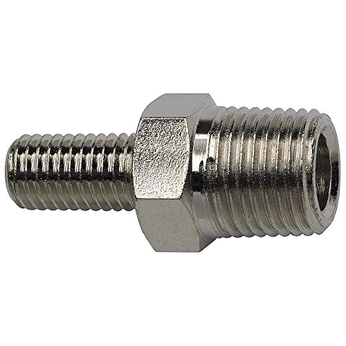 Lube Adapter, Plated Brass, Silver, NPT