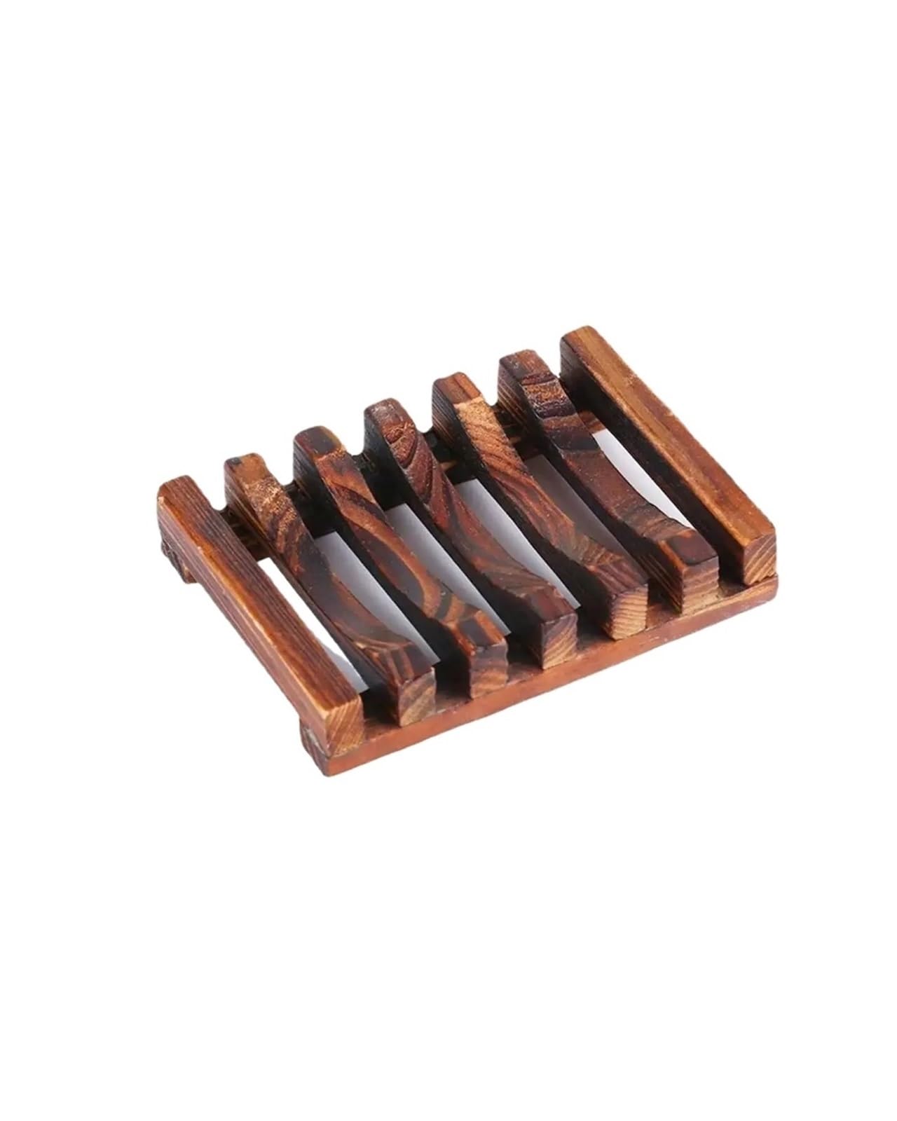 Soap Box Dishes Bath Holder Case Tray Wooden Prevent Drain Bathroom Washroom Tools