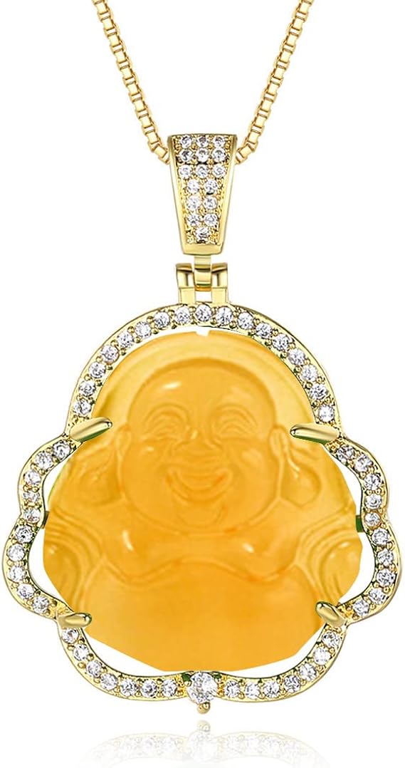 翡翠ブッダ カービング たシルバーペンダントトップ