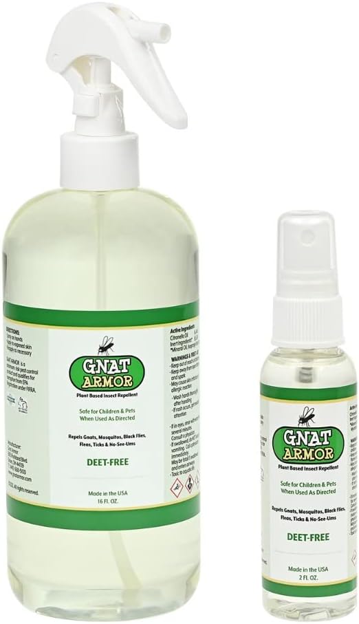 All Natural Kids Bug Spray DEET Free Citronella Based - Hypoallergenic USA Made - Repels Natz, Mosquito, Ticks, Fleas, No See Ums, Biting Flies, Ants, and More! (2oz Spray 3-Pack)