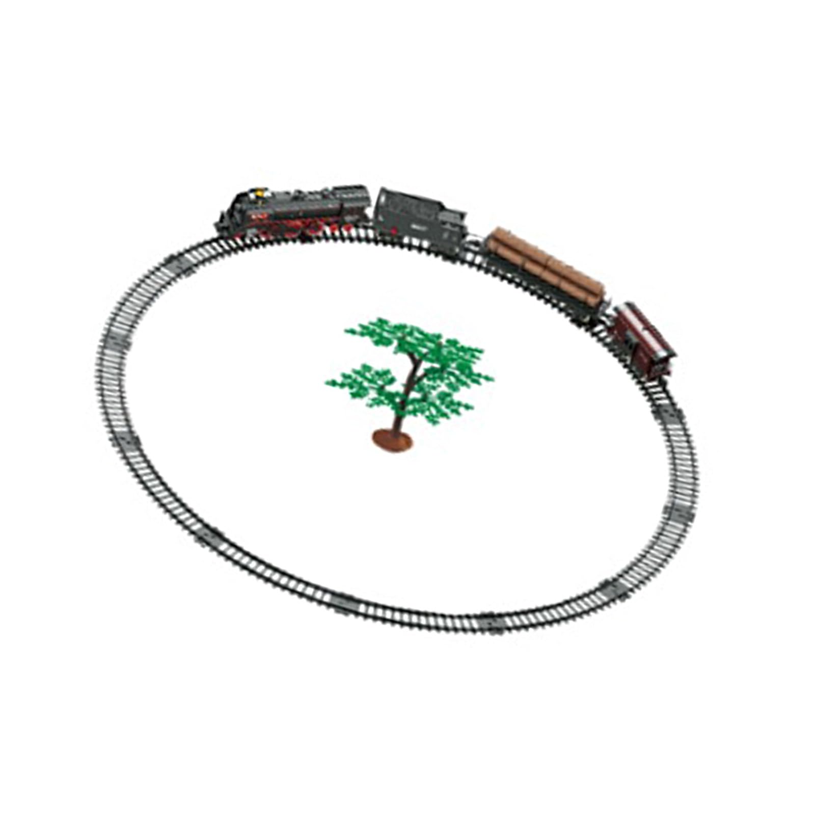 Toy Steam Train Set with Lights and Sound