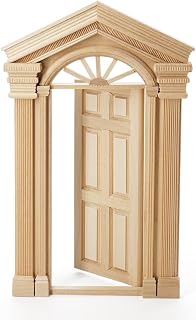 Odoria 1/12 Miniature Unfinished Door Dollhouse Furniture Accessories