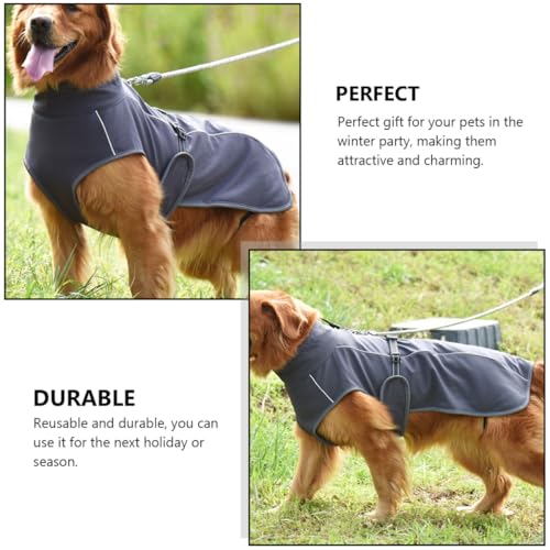 Veste pour chien coupe-vent et chaude en polyester résistant - 6