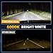 TXBILMOO Halogen Headlight Bulbs Compatible For Toyota Corolla 2001 2002 2003 2004 2005 2006 2007 2008-2015,9005 High+9006 Low Beam Lights Bulb,6000K White,350% Brightness Upgrade,Plug & Play, 4-Pack