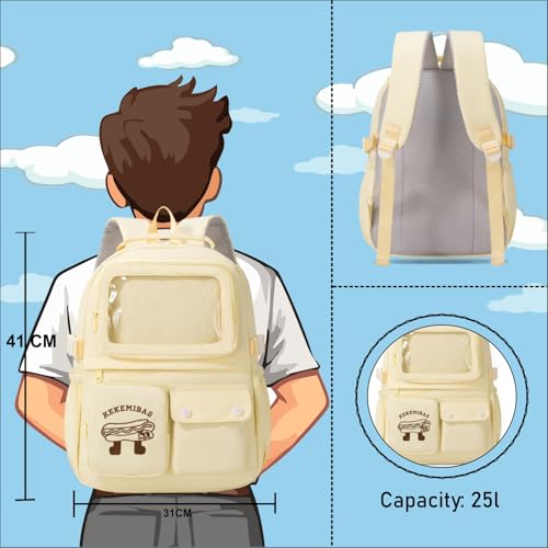 Image of Tinytot 25 Litre, Japanese Korean Style Niche College Students Light weight School bag Women's Travel Backpack
