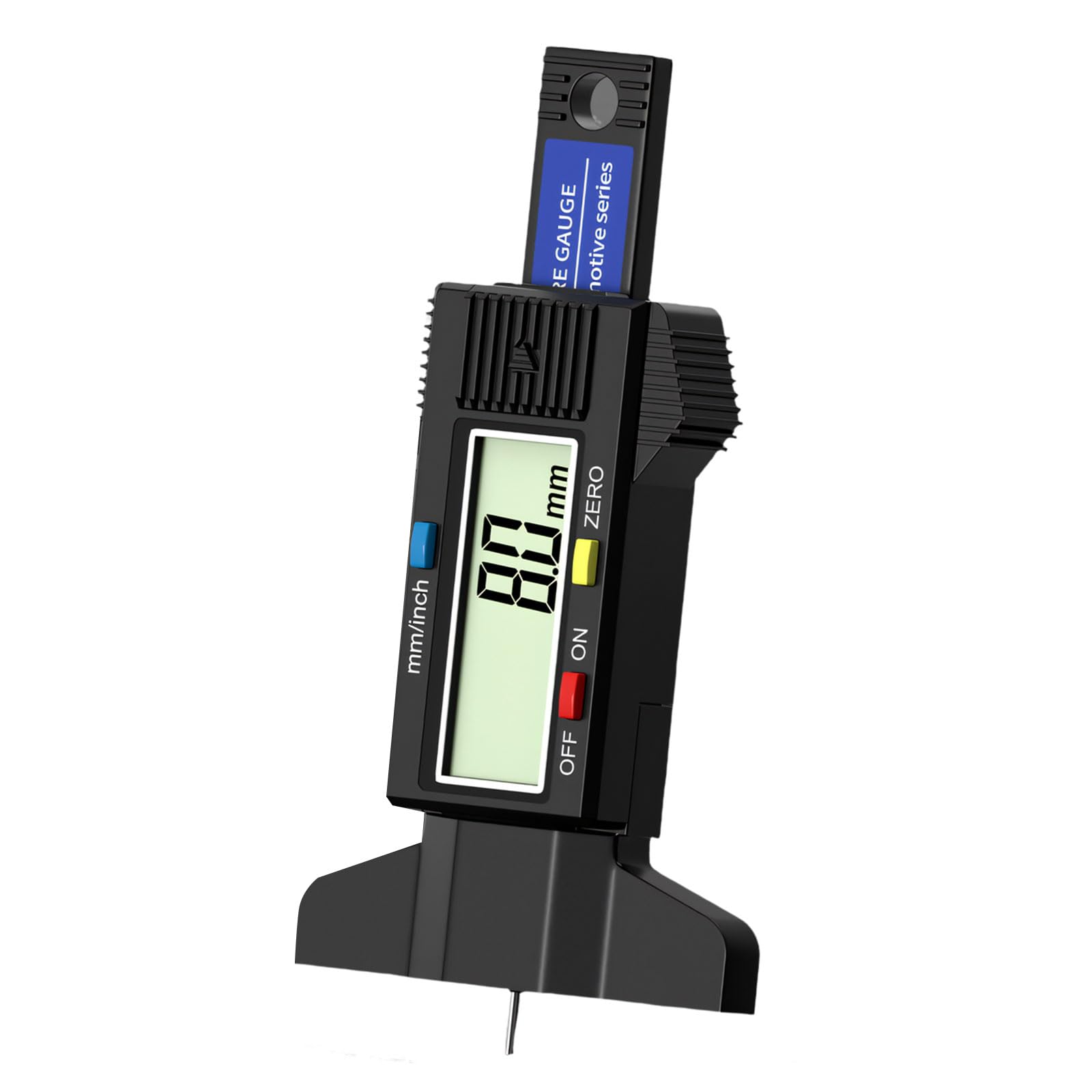 Tsophreniq Black Tire Gauges Depth Accurate Measurement Tool 0-1Inch Measuring Pen Tyre Treads Gauges For Car Truck Wear Gauge