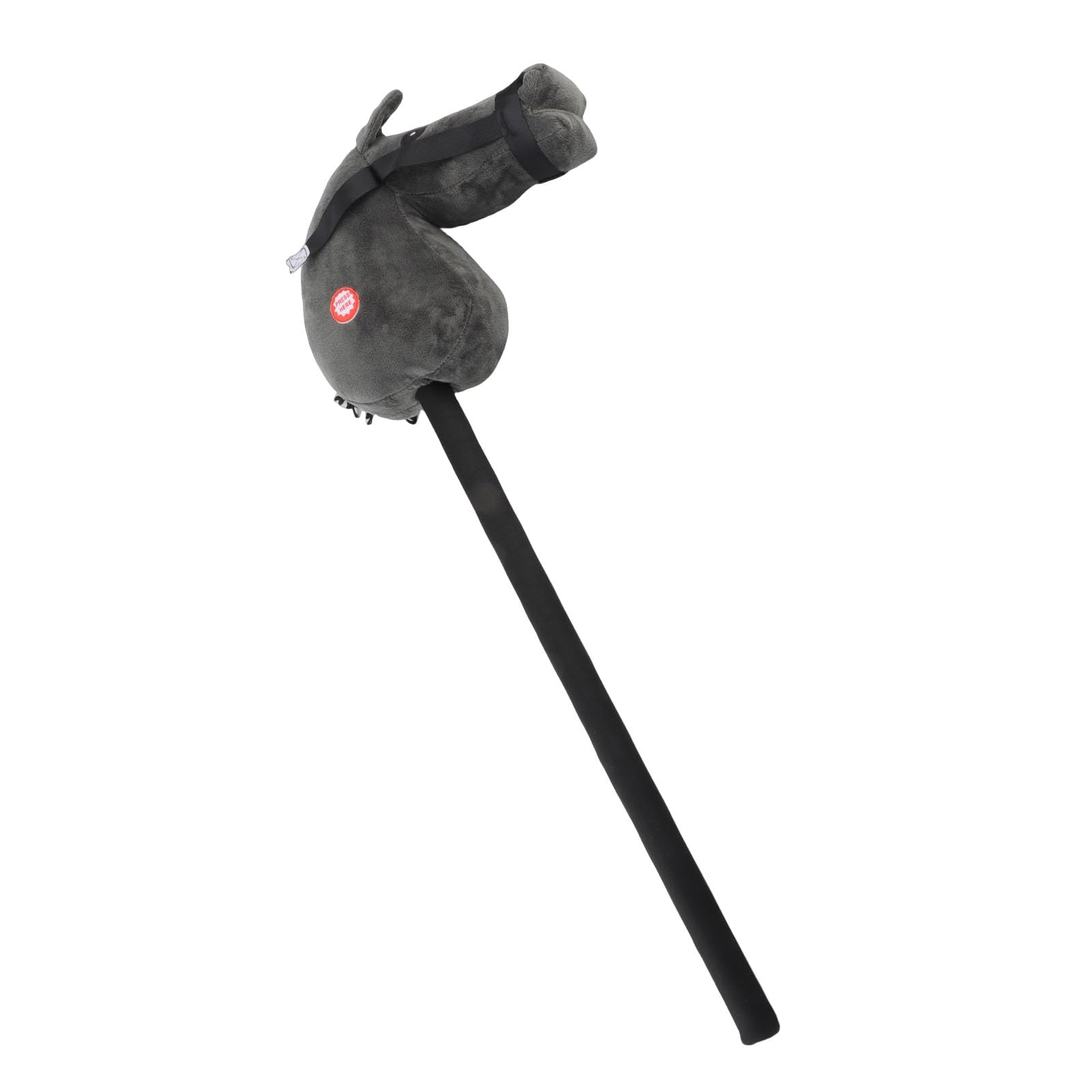 Juguete de Palo de Caballo de 70 Cm con Sonido Juguete de Cabeza de Caballo de Felpa Suave para Niños, Sonidos de Galope y Relincho, de Peluche de Piel Sintética Marrón para Niños Pequeños,