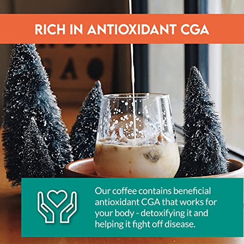 Clean Coffee Co. | Low Acid Coffee, 5Lbs Bag Whole Bean Coffee | Medium Roast From Papua New Guinea | Toxin And Mold Free, Antioxidant Rich, Smooth Taste For Espresso, French Press, Or Iced Coffee #TOP3