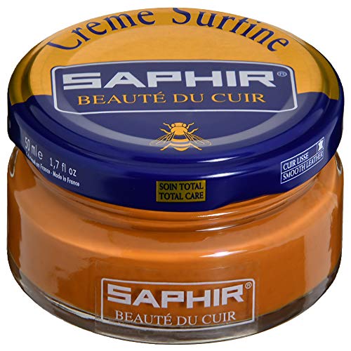 Saphir Shoe Cream Beaute du Cuir Creme Surfine 50ml glass jar (Fawn)