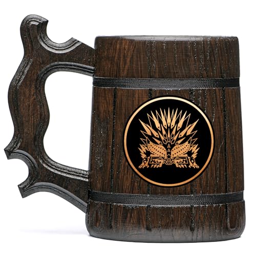 WoodWithMood Ruiner Nergigante Monster Hunter Wooden Beer Mug
