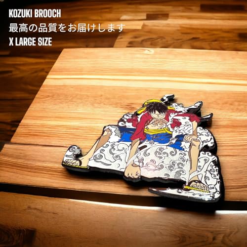 Image of One Piece pin Jolly roger enamel one piece gift anime pin gear2 hard enamel anime merch anime badge collectible brooch gift (GEAR2)