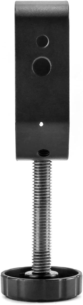 QWORK Universal C-Clamp for Desk Mount, 4 Pack Heavy Duty Versatile Clamps 1/4"-20 and 3/8"-16 Thread Hole for Tables, Desks, and More