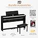 Roland FP-E50 88-Key Digital Piano - Black Bundle with KSFE-50 Stand, KPD-70 Three Pedal Unit, Bench, Piano Book, Online Lessons, Austin Bazaar Instructional DVD, and Polishing Cloth