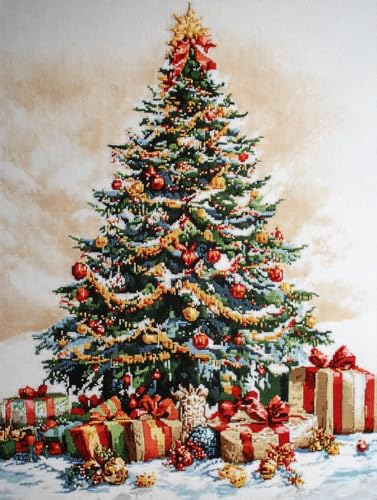 Broderie diamant 5D sapin de Noël MIRONS kit complet 40x50 cm