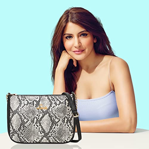 Image of Lavie Women's Pyth Keg Textured Sling Bag | Ladies Purse Handbag