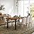 Devoko Home Acacia Wood Dining Table 6-Person Indoor Outdoor Table with Iron Legs, Sandblast Finish, Natural Stained, Rustic Metal, 69 * 33 * 30 inch (Natural)