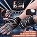 Grebarley Fitness Gloves Levantamiento de Pesas, protección Total de la Palma, Transpirable,...