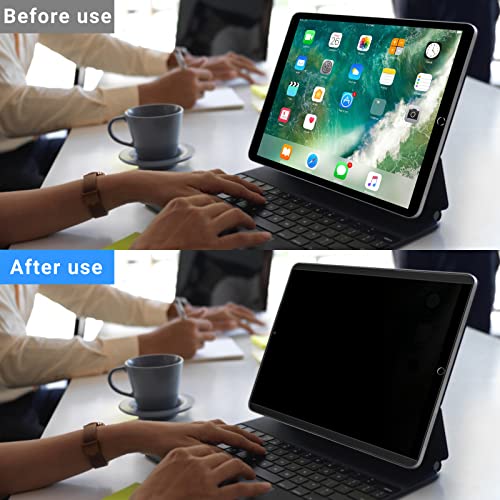 Image of FILMEXT Magnetic iPad Pro 9.7 Privacy Screen Protector (2018 /2017) | Removable & Reusable iPad Air 2 /1 9.7 inch Anti Glare Anti-Spy Filter Anti Bule Light Screen Filter [Landscape Privacy]-1Pack